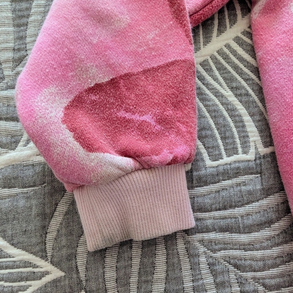 Nike Kids Pink Floral Hoodie - Picture 4 of 5